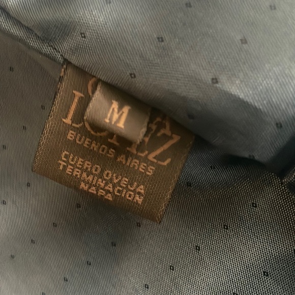 Casa Lopez Buenos Aires Leather Jacket Size M - Picture 8 of 9